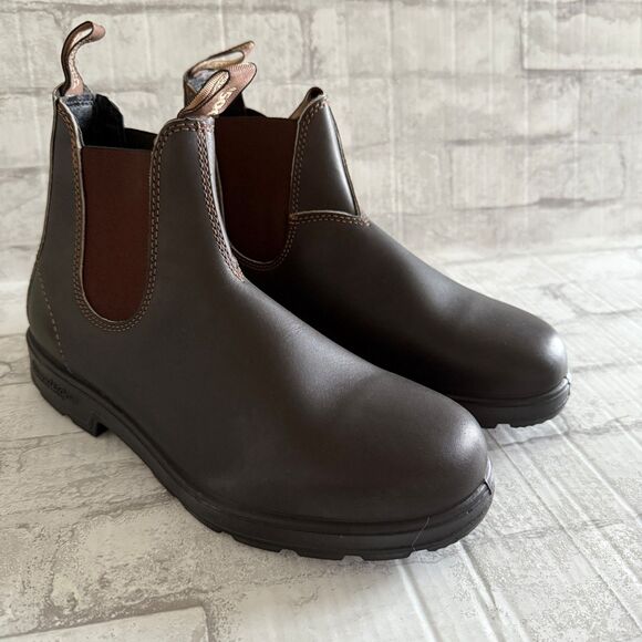 NWB Blundstone Originals 500 Stout Brown Leather Chelsea Boots Gorpcore Sz 10.5